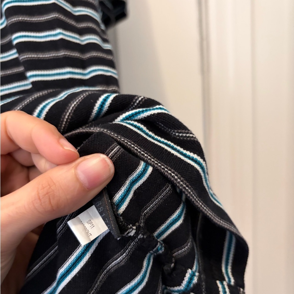 Vintage Oakley Striped Polo Shirt - Large - Picture 8 of 9